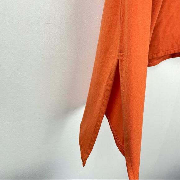 Indigenous | Organic Cotton 3/4 Sleeve Top Orange - Picture 7 of 10